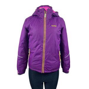 Kamik Youth Girl’s Purple  Zip Up Long Sleeve Hoodie Jacket Sz 12